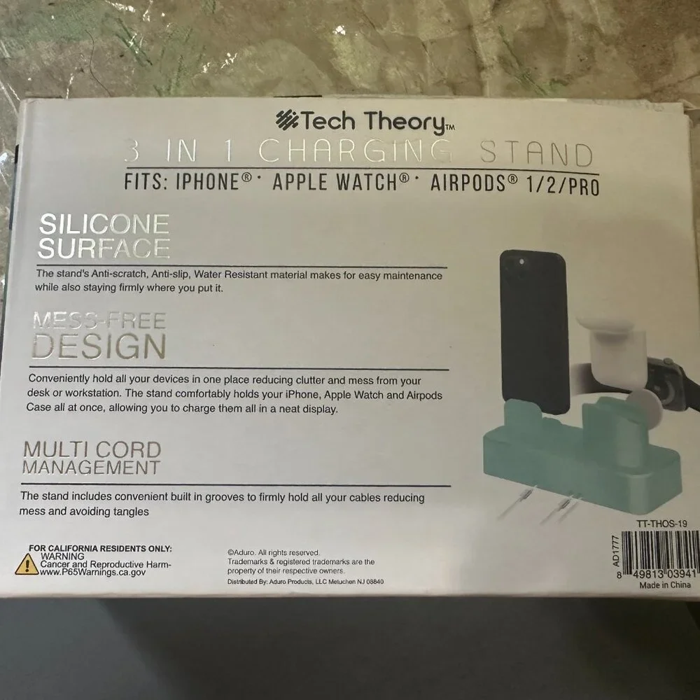 Tech Theory 3 In 1 Fits iPhone AirPods Apple Watch Green
